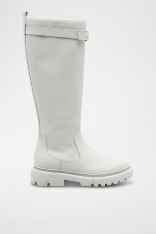 Boots en cuir - Blanc