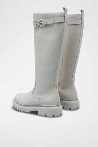 Boots en cuir - Blanc