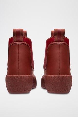 Bottines en cuir - Rouge