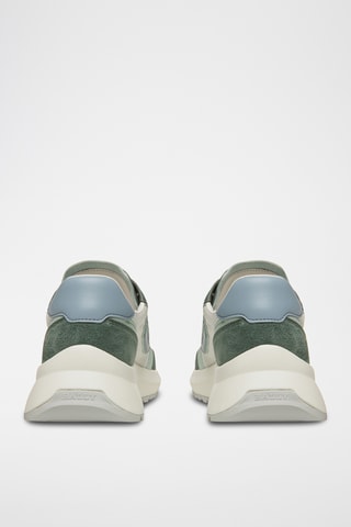 Sneakers en cuir - Vert