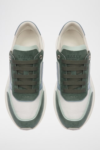 Sneakers en cuir - Vert