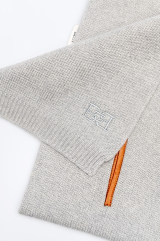 Écharpe en laine - Gris clair