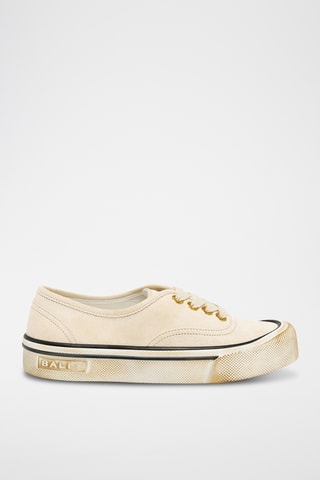 Sneakers en cuir - Beige