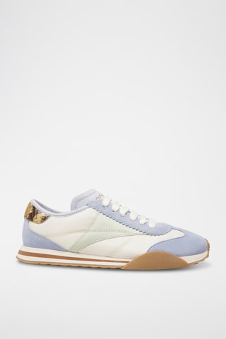 Sneakers en cuir - Bleu