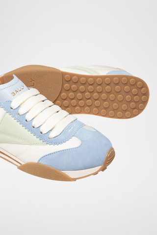 Sneakers en cuir - Bleu