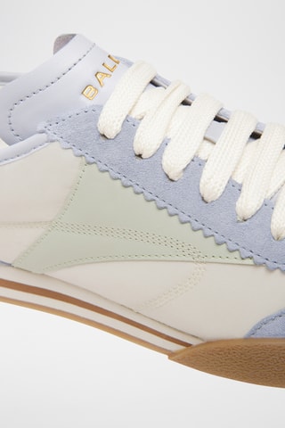Sneakers en cuir - Bleu