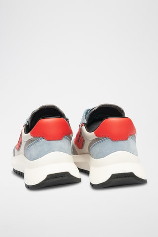 Sneakers en cuir - Bleu