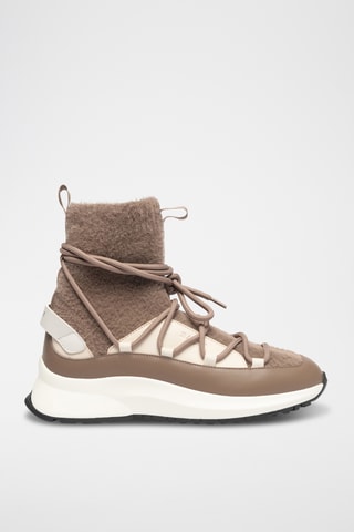 Sneakers montantes - Beige