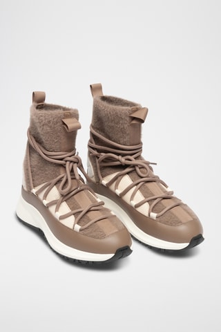 Sneakers montantes - Beige