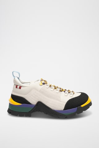 Mocassins en cuir - Blanc gris