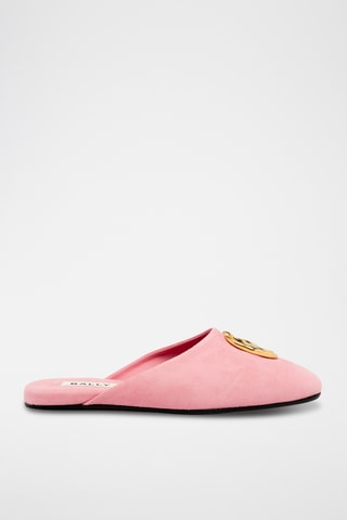 Slippers en cuir - Rose