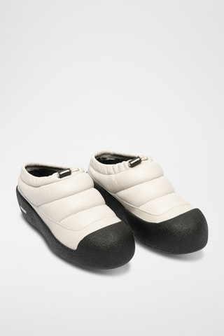 Slippers plateformes - Blanc cassé