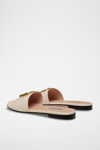 Mules en cuir - Beige