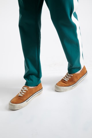 Slippers en cuir - Camel