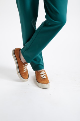 Slippers en cuir - Camel