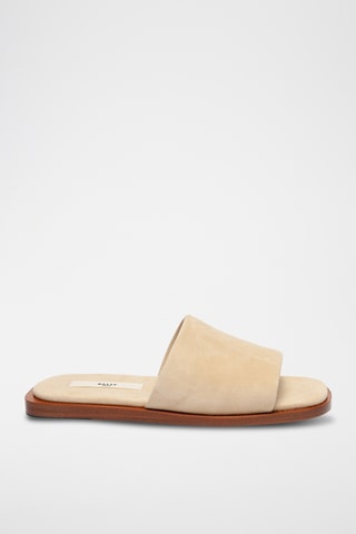 Mules en cuir - Beige