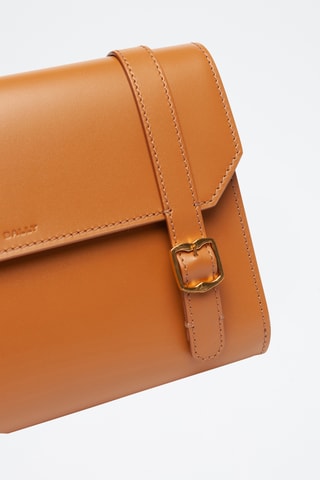 Pochette en cuir - Beige