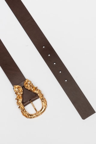Ceinture en cuir - Marron