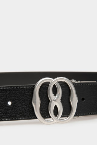 Ceinture en cuir - Noir