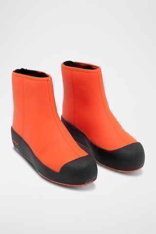 Bottines en cuir - Orange