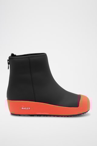 Bottines en cuir - Noir