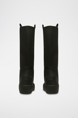 Boots en cuir - Noir