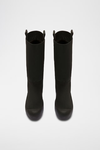 Boots en cuir - Noir