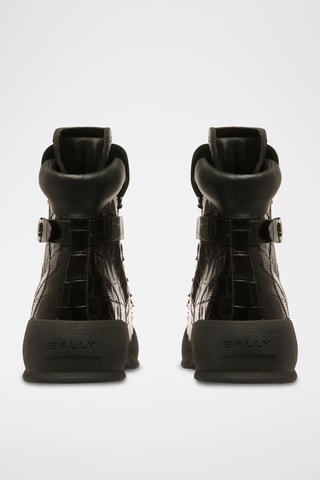 Boots en cuir - Noir