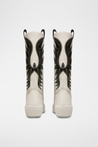 Boots en cuir - Blanc