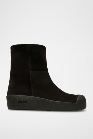 Bottines en cuir - Noir