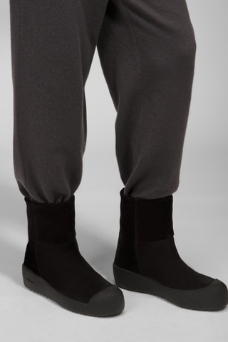 Bottines en cuir - Noir