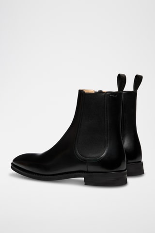 Bottines en cuir - Noir