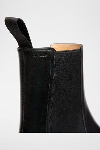 Bottines en cuir - Noir