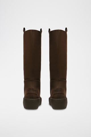 Boots en cuir - Marron