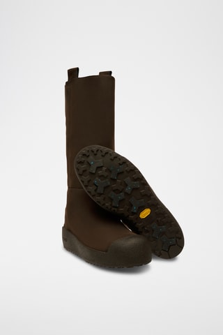 Boots en cuir - Marron