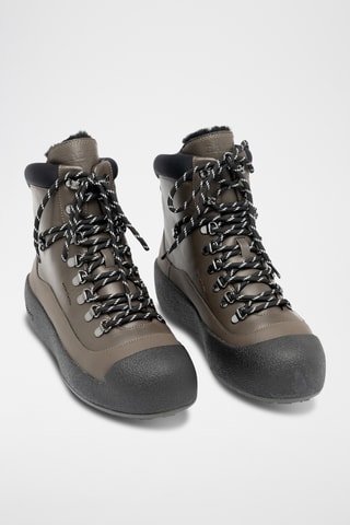 Boots en cuir - Marron