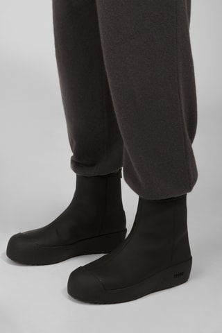 Bottines en cuir - Noir