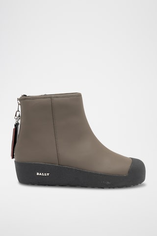 Boots en cuir - Marron