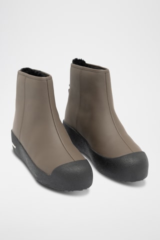 Boots en cuir - Marron