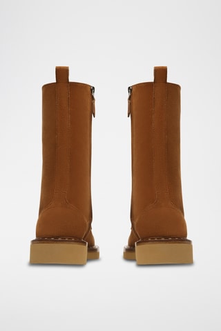 Bottines en cuir - Marron