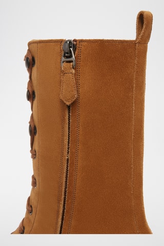 Bottines en cuir - Marron