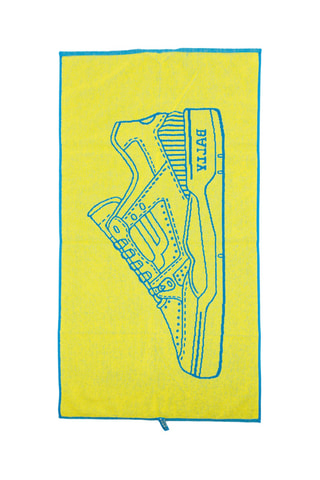 Serviette - bleu et jaune