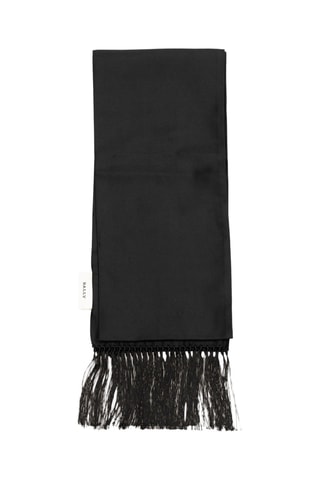 Écharpe en soie - Noir