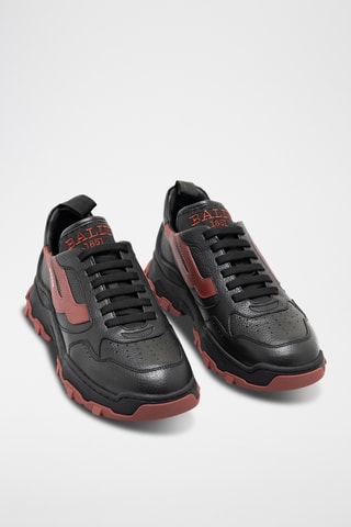 Sneakers en cuir - Noir