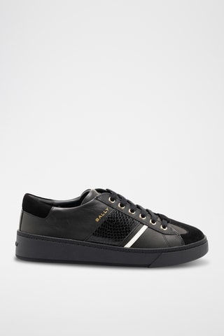 Sneakers en cuir - Noir