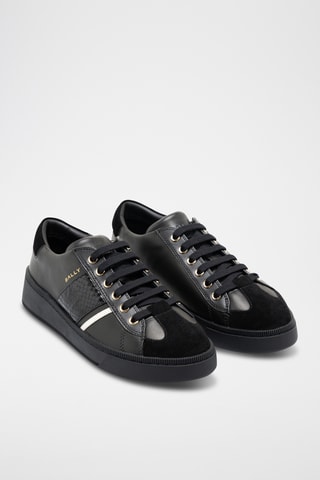 Sneakers en cuir - Noir
