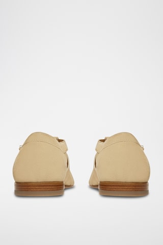 Sandales en cuir - Beige