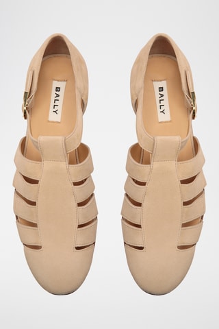 Sandales en cuir - Beige