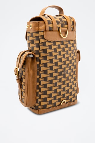 Sac porté épaule en cuir - Marron