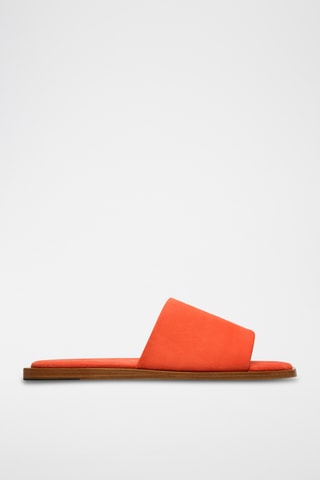 Sandales en cuir - Orange
